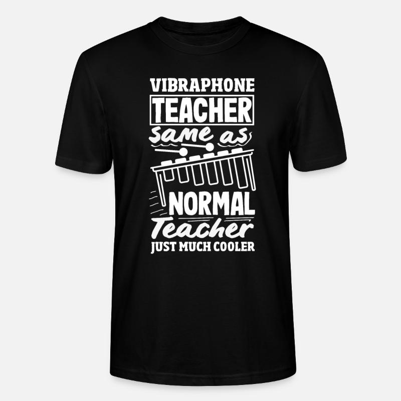 Instrument de musique vibraphone - T-shirt bio CRAFTER Stanley Stella Unisexe - noir
