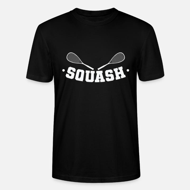 Squash spielen im Duell - Stanley/Stella Unisex Bio-T-Shirt CRAFTER - Schwarz