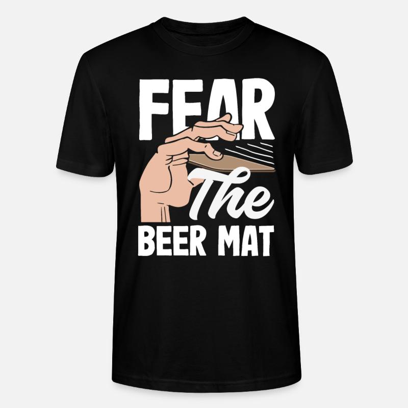 Bière de jeu - T-shirt bio CRAFTER Stanley Stella Unisexe - noir