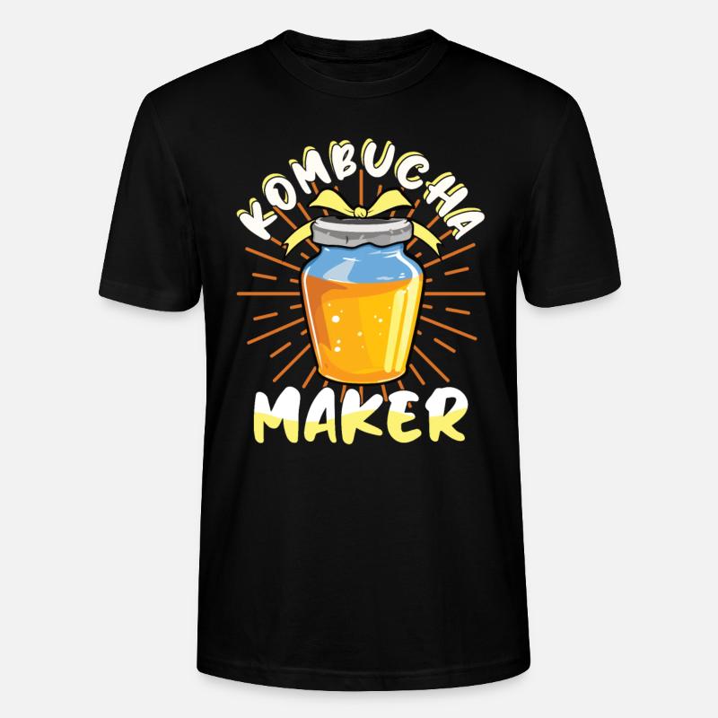 Kombucha Maker Kombucha Tea Lovers - T-shirt bio CRAFTER Stanley Stella Unisexe - noir