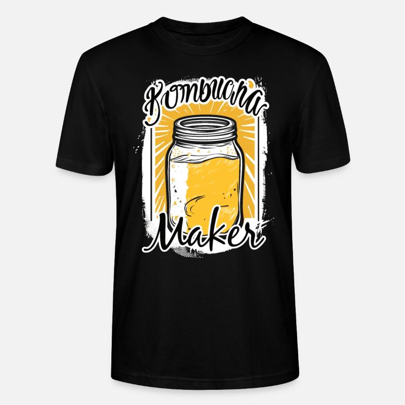 Kombucha Maker Kombucha Tea Lovers - T-shirt bio CRAFTER Stanley Stella Unisexe - noir