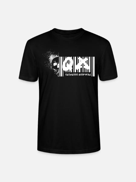 QuadriX (QX) - T-shirt bio CRAFTER Stanley Stella Unisexe - noir