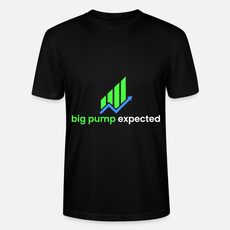 große Pumpe erwartet - Stanley/Stella Unisex Bio-T-Shirt CRAFTER - Schwarz