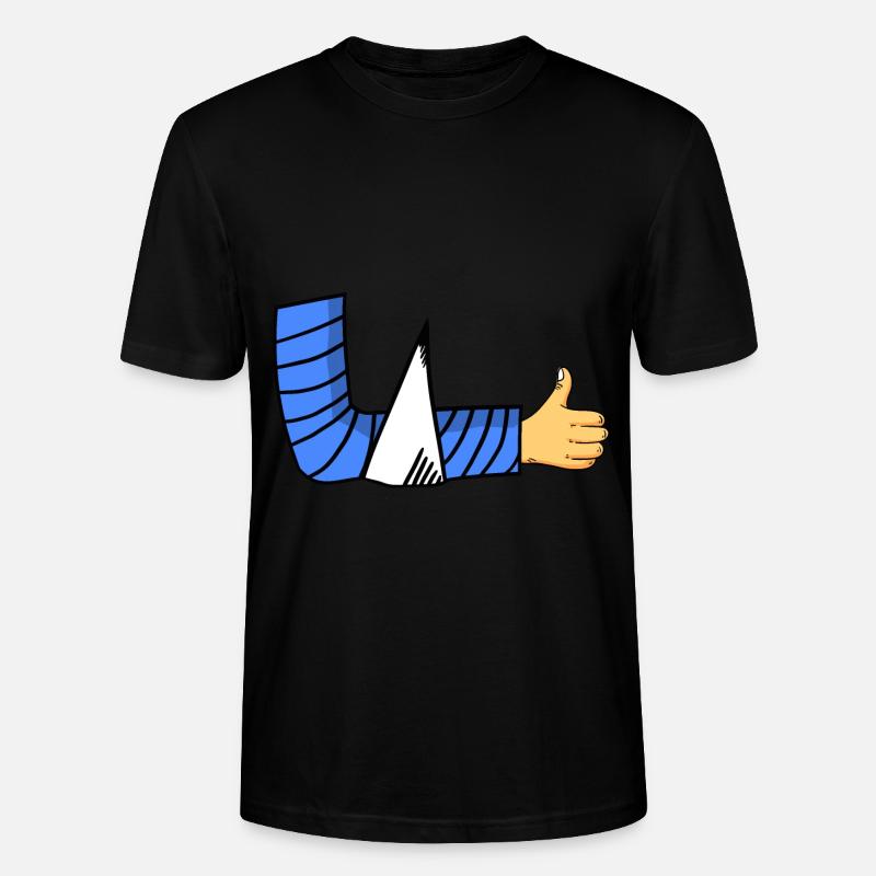 broken arm - Stanley/Stella Unisex Bio-T-Shirt CRAFTER - Schwarz