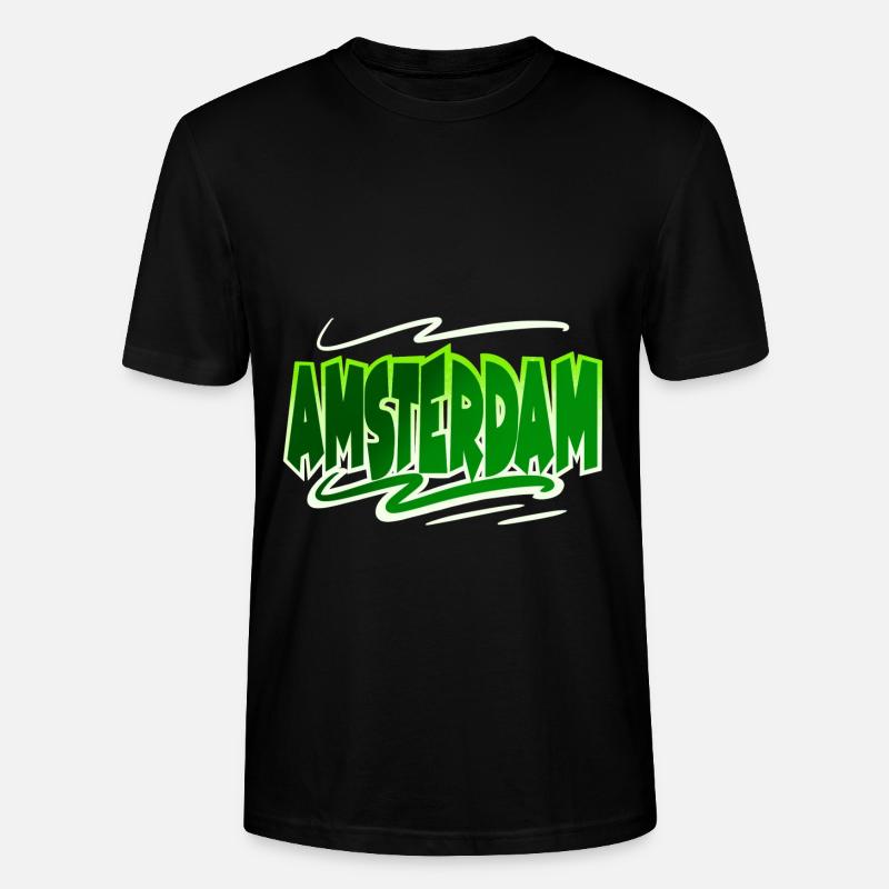 Amsterdam - Stanley/Stella Unisex Bio-T-Shirt CRAFTER - Schwarz