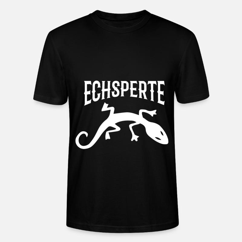 Echsperte Eidechse - Stanley/Stella Unisex Bio-T-Shirt CRAFTER - Schwarz