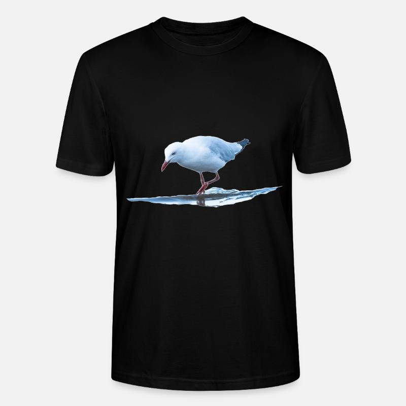 Seemöwe - Stanley/Stella Unisex Bio-T-Shirt CRAFTER - Schwarz