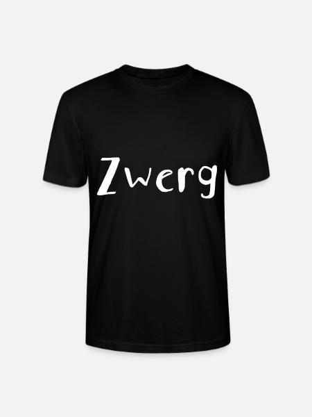 Zwerg - Stanley/Stella Unisex Bio-T-Shirt CRAFTER - Schwarz