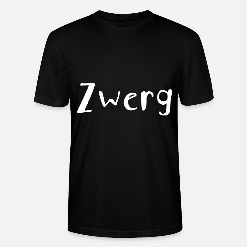 Zwerg - Stanley/Stella Unisex Bio-T-Shirt CRAFTER - Schwarz