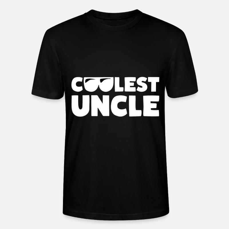 ONCLE LE PLUS COOL - T-shirt bio CRAFTER Stanley Stella Unisexe - noir