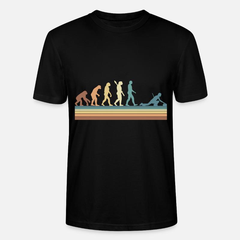 Équipe de curling Evolution - T-shirt bio CRAFTER Stanley Stella Unisexe - noir