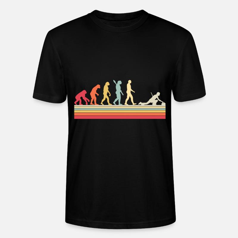 Équipe de curling Evolution - T-shirt bio CRAFTER Stanley Stella Unisexe - noir