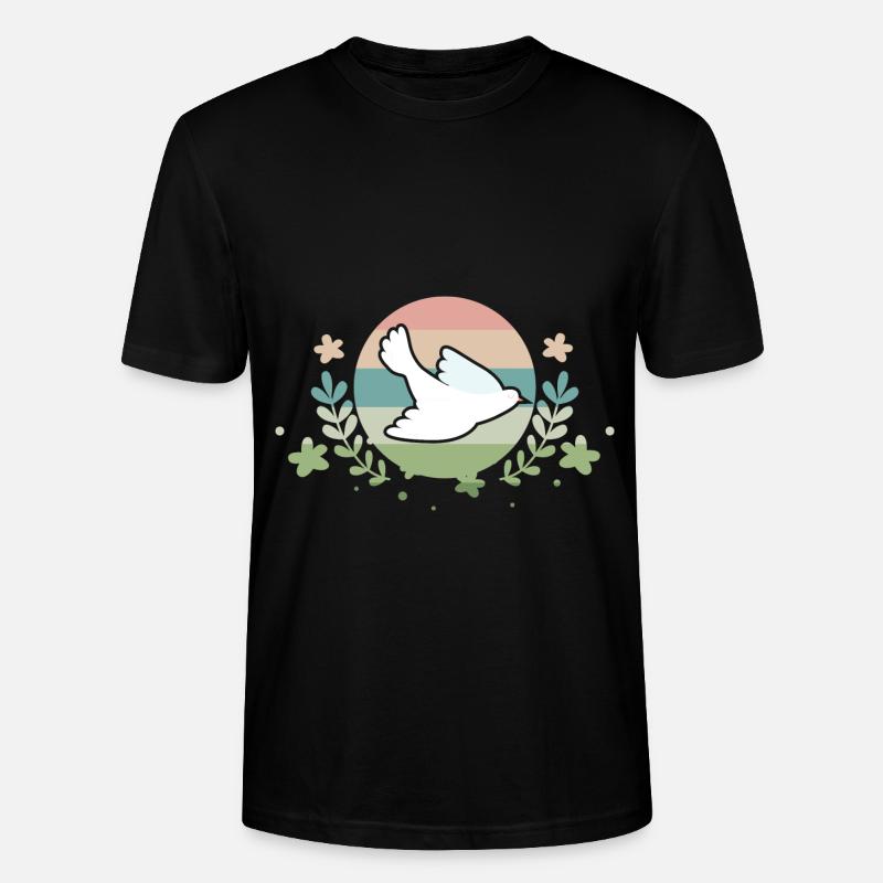 Peaceful Dove - Stanley/Stella Unisex Bio-T-Shirt CRAFTER - Schwarz
