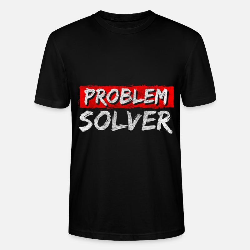 Problem? Nicht mein Problem Motto - Stanley/Stella Unisex Bio-T-Shirt CRAFTER - Schwarz