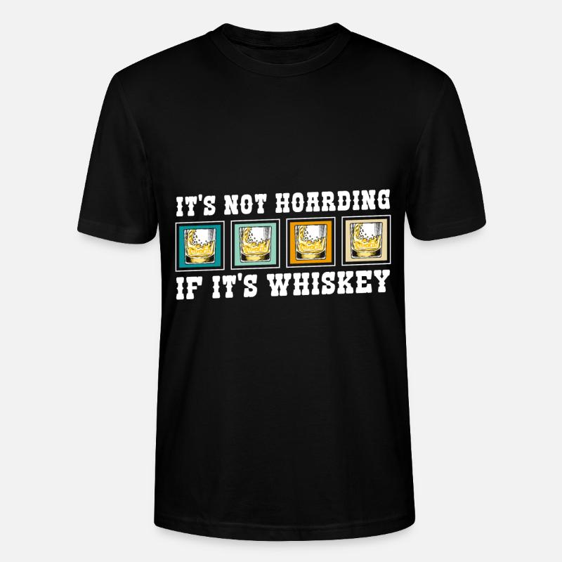Bar à bouteilles d’alcool - T-shirt bio CRAFTER Stanley Stella Unisexe - noir