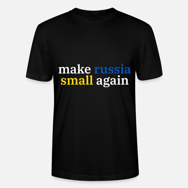 make russia small again - Stanley/Stella Unisex Bio-T-Shirt CRAFTER - Schwarz