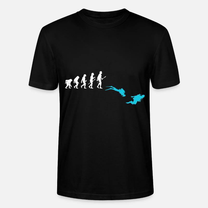 Plongée Évolution Plongée Plongeurs - T-shirt bio CRAFTER Stanley Stella Unisexe - noir