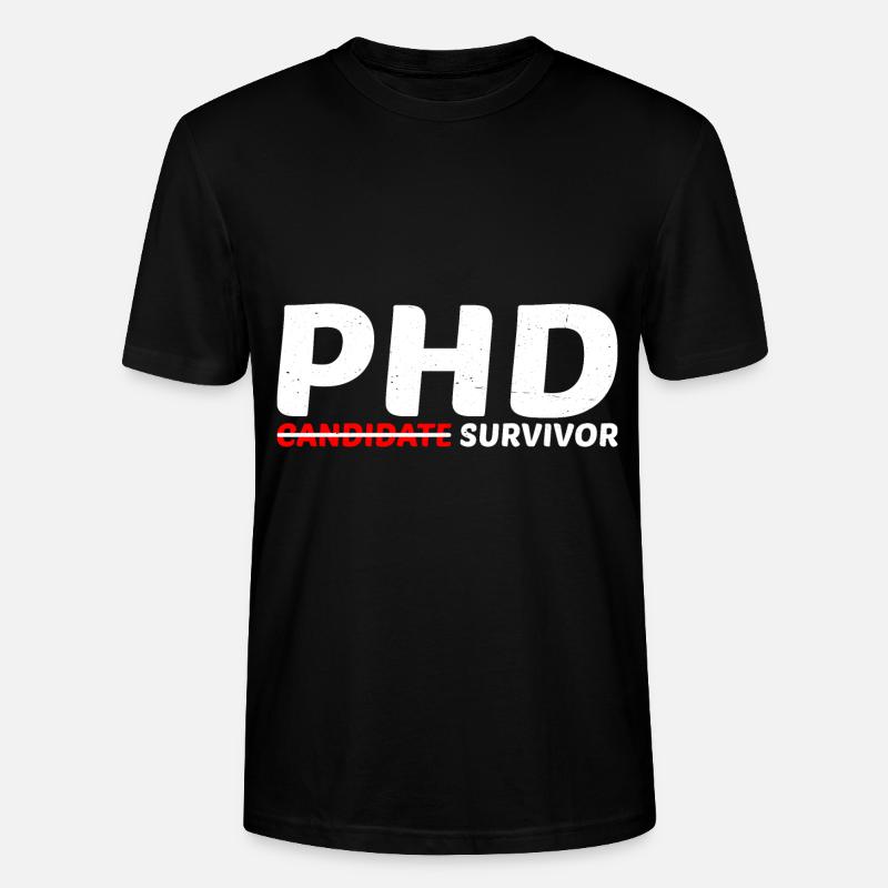 Phd Candidate Survivor 11 - Stanley/Stella Unisex Bio-T-Shirt CRAFTER - Schwarz