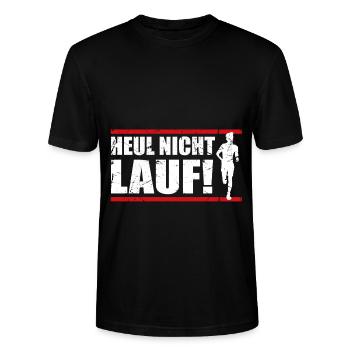 Marathon - Stanley/Stella Unisex Bio-T-Shirt CRAFTER - Schwarz - Vorne - Alina (178cm) & Michal (187cm)