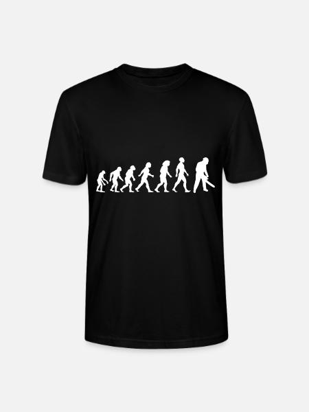 Chainsaw Evolution Chainsaw Wood - Stanley/Stella CRAFTER Unisex Organic T-Shirt - black
