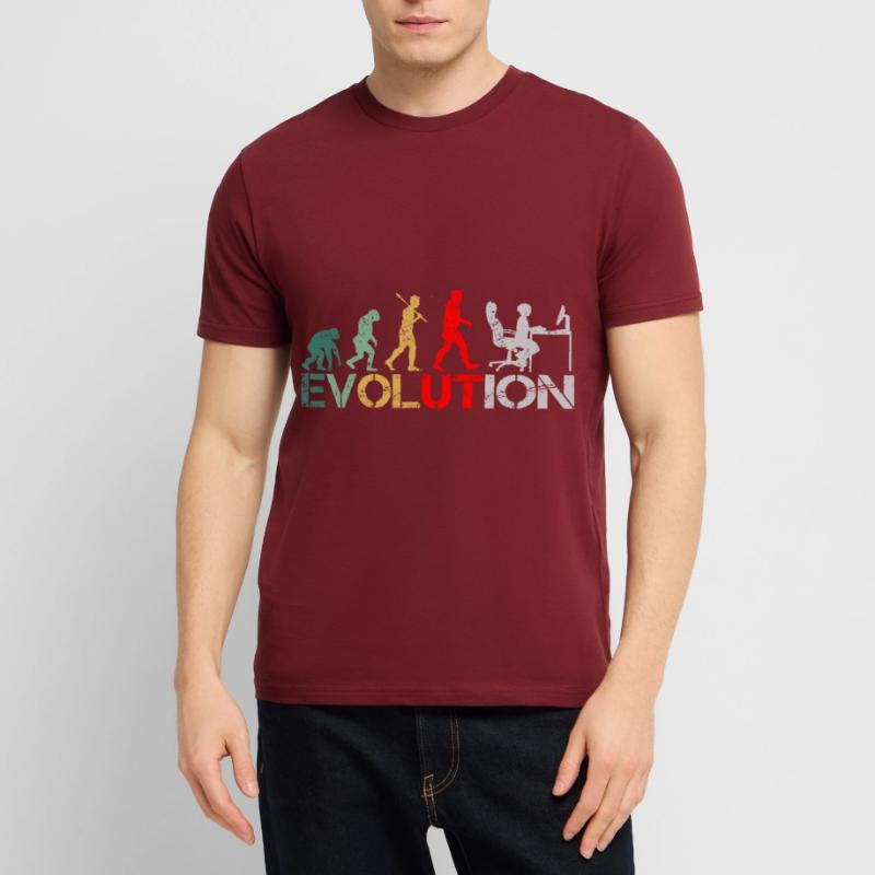 Computer Nerd Programmierer Evolution witzige Stanley/Stella Unisex Bio-T-Shirt CRAFTER
