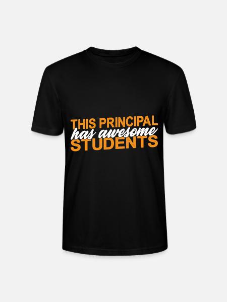 This Principal Has Awesome Students 3 - Stanley/Stella Unisex Bio-T-Shirt CRAFTER - Schwarz