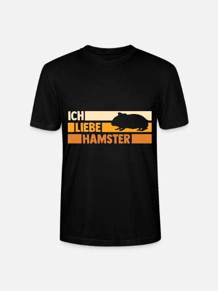 Nagetier Hamsterbesitzer Hamster - Stanley/Stella Unisex Bio-T-Shirt CRAFTER - Schwarz