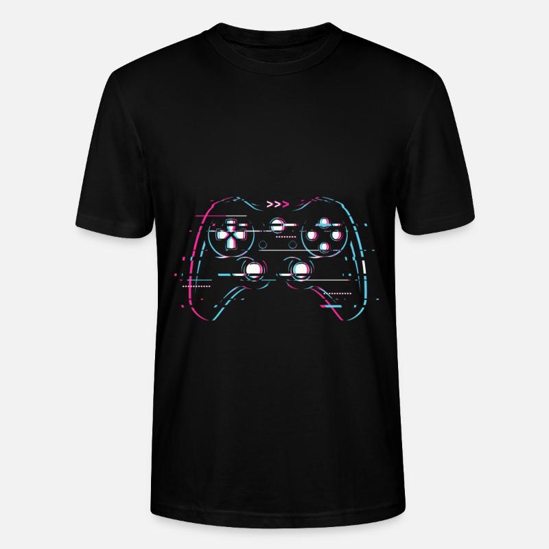 Controller Gaming - Stanley/Stella Unisex Bio-T-Shirt CRAFTER - Schwarz