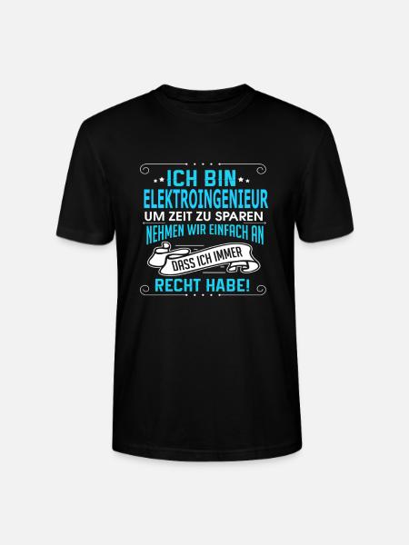 ELEKTROINGENIEUR - Stanley/Stella Unisex Bio-T-Shirt CRAFTER - Schwarz