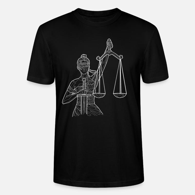 blanc Balance - T-shirt bio CRAFTER Stanley Stella Unisexe - noir