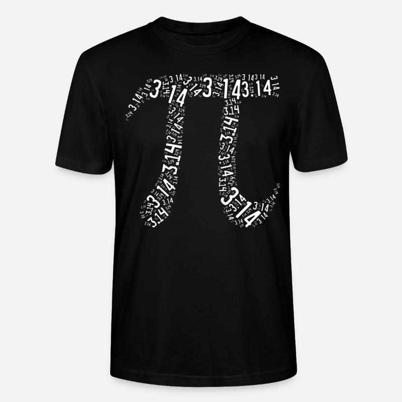 Pi Symbol - Stanley/Stella Unisex Bio-T-Shirt CRAFTER - Schwarz
