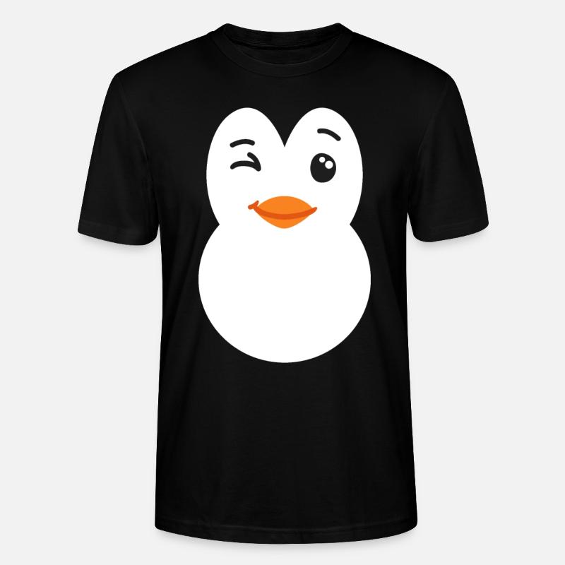 Pinguin Kostüm - Stanley/Stella Unisex Bio-T-Shirt CRAFTER - Schwarz