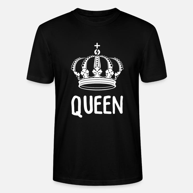 King Queen Partnerlook - Stanley/Stella Unisex Bio-T-Shirt CRAFTER - Schwarz