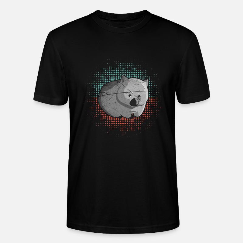 Australie wombat - T-shirt bio CRAFTER Stanley Stella Unisexe - noir