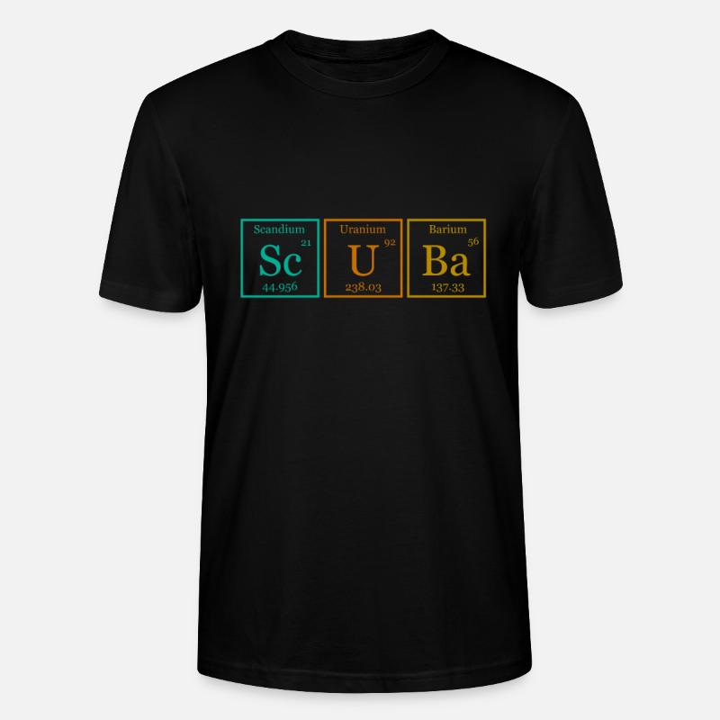Plongée plongeurs - T-shirt bio CRAFTER Stanley Stella Unisexe - noir