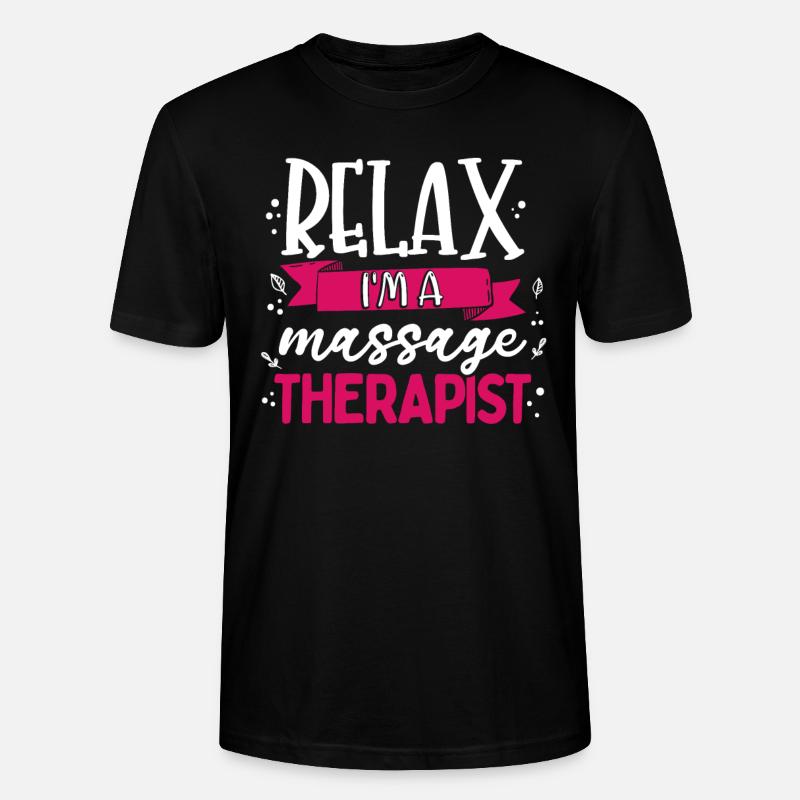 Massage Therapist - Stanley/Stella Unisex Bio-T-Shirt CRAFTER - Schwarz
