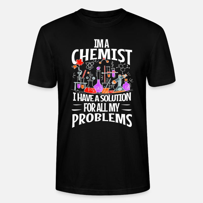 Science science periodic table - Stanley/Stella Unisex Bio-T-Shirt CRAFTER - Schwarz