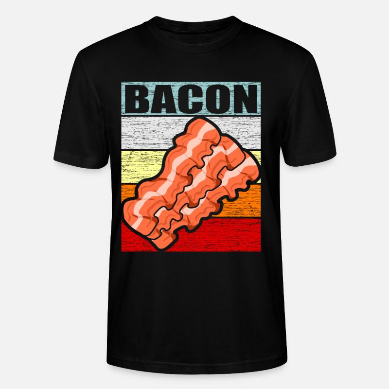 Bacon - Stanley/Stella Unisex Bio-T-Shirt CRAFTER - Schwarz