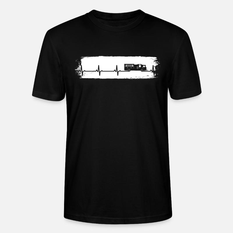 Pompier pompier pompier - T-shirt bio CRAFTER Stanley Stella Unisexe - noir
