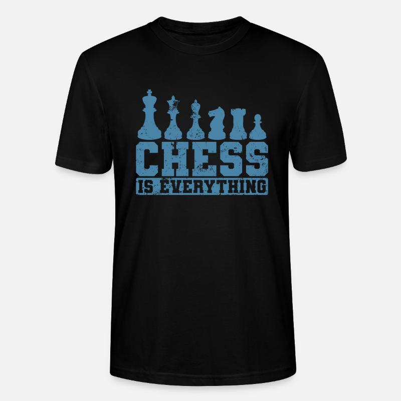 Chess is Everything Pièces d’échecs - T-shirt bio CRAFTER Stanley Stella Unisexe - noir