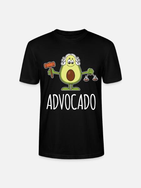 Avocado Law Advocado Student Lawyer Exam - Stanley/Stella CRAFTER Unisex Organic T-Shirt - black