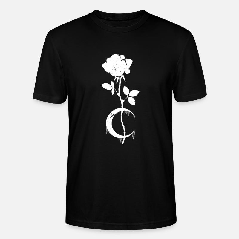 Lune d’occulte Rose Gothic - T-shirt bio CRAFTER Stanley Stella Unisexe - noir