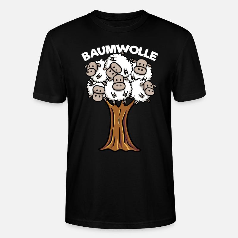 Baumwolle - Stanley/Stella Unisex Bio-T-Shirt CRAFTER - Schwarz