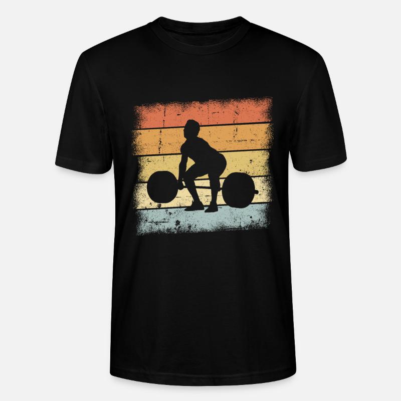 Gewichtheber Geschenk - Stanley/Stella Unisex Bio-T-Shirt CRAFTER - Schwarz