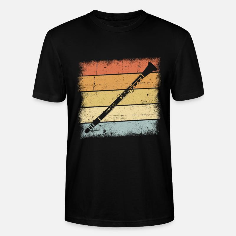 Klarinette - Stanley/Stella Unisex Bio-T-Shirt CRAFTER - Schwarz