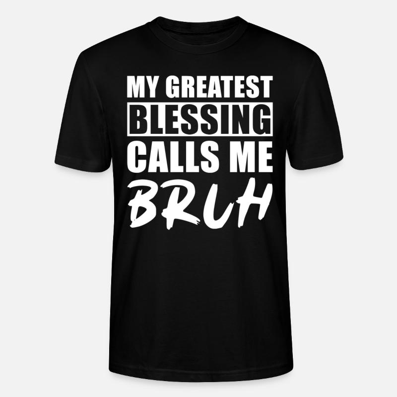 Bruh - T-shirt bio CRAFTER Stanley Stella Unisexe - noir
