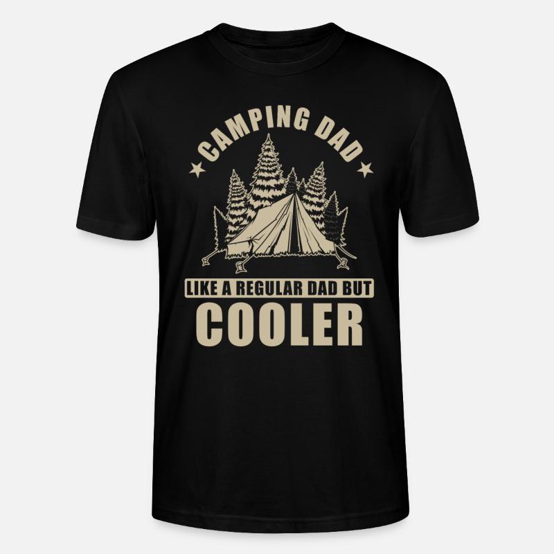 Camping Papa - Stanley/Stella Unisex Bio-T-Shirt CRAFTER - Schwarz