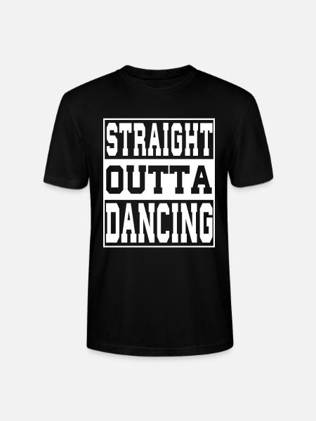 Dancing saying funny - Stanley/Stella CRAFTER Unisex Organic T-Shirt - black