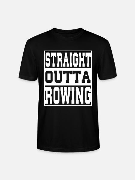 Rowing saying funny - Stanley/Stella CRAFTER Unisex Organic T-Shirt - black