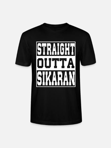 Sikaran saying funny - Stanley/Stella CRAFTER Unisex Organic T-Shirt - black